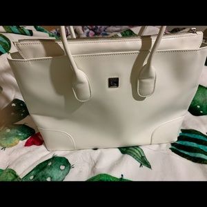 Dooney & Bourke White Purse (3 1/2 width 14 length)